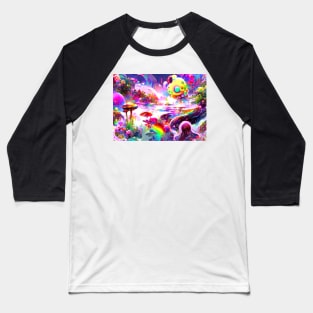 Color Globs | Rainbow Ascension Baseball T-Shirt